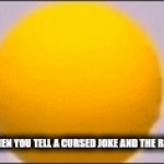 oh god | THAT MOMENT WHEN YOU TELL A CURSED JOKE AND THE ROOM GOES SILENT | image tagged in gifs,ayy lmao | made w/ Imgflip video-to-gif maker