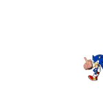 sonic middle finger meme