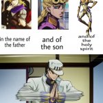 Jotaro pray