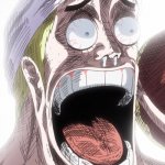 One Piece Enel Shocked | Asian Kid; Seeing their report card, knows their dead | image tagged in one piece enel shocked | made w/ Imgflip meme maker