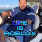 Life is Roblox meme