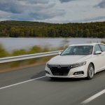 Honda accord driving on a highway