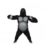 Ape beating chest drawing artwork JPP GIF Template