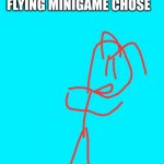 Xbox | FLYING MINIGAME CHOSE | image tagged in xbox 360 cartridge blank | made w/ Imgflip meme maker