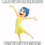 who's your favorite disney character ?