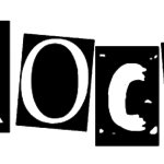 Rock letras negras