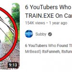 6 youtubers who caught Thomas the train.exe on camera