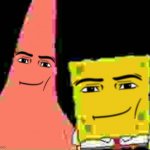 Faceless SpongeBob and Patrick | image tagged in faceless spongebob and patrick,roblox meme,face | made w/ Imgflip meme maker