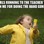 girl running Meme Generator - Imgflip