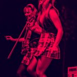 Violin school uniform tartan skirt club girls