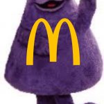 I found this question on Imgflip | IF GRIMACE DRANK THE GRIMACE SHAKE; HE WOULD BECOME MCGRIMACE | image tagged in grimace | made w/ Imgflip meme maker