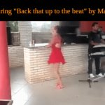 Meet the metaphor~ Move to the beat of the, swing to the rythem of. | Me hearing "Back that up to the beat" by Madonna. | image tagged in gifs,back that up to the beat,madonna | made w/ Imgflip video-to-gif maker