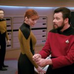 Will Riker Sitting On The Console