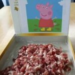 Peppa Pig puzzle | BOUGHT THIS FOR MY BABY COUSINS BIRTHDAY; HOPE SHE LIKES IT | image tagged in peppa pig puzzle | made w/ Imgflip meme maker