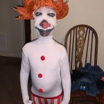 Quarter-Intelligent | WHEN YOU WEAR A GOOFY PENNYWISE COSTUME TO THE OFFICE: | image tagged in quarter-intelligent,office | made w/ Imgflip meme maker