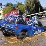 MAGA truck attacked by God