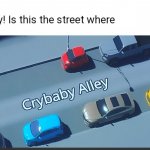 Is this the street where blank lives template