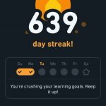 Duolingo streak GIF Template