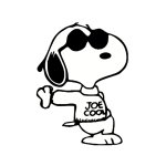 Stevie's Snoopy Joe Cool Greeting Card by Den Verano