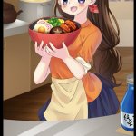 Anime food girl