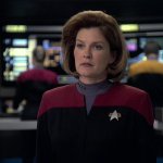 Captain Janeway Interview Face