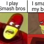 I play smash bros