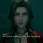 aerith worried