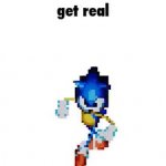 get real sonic GIF Template