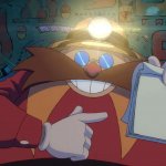 Eggman with some paper