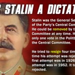 Stalin isnt a dictator