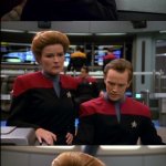 Janeway Tuvok Paris Three Panel Template