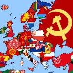 Communist Europe map