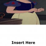 snow white feels bad for who