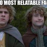 Fr tho. Merry and pippin are a relatable vibe. | THE TWO MOST RELATABLE FACES EVER | image tagged in pippin and merry | made w/ Imgflip meme maker