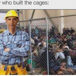 Obie kids in cages