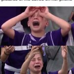 Funny Mum meme | My Mum when she only has 81280 pictures of me saved on her phone | image tagged in northwestern crying kid | made w/ Imgflip meme maker