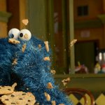 Cookie Monster Eating Cookies