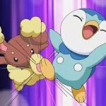 Buneary hits piplup