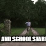 school | IT'S 7:99 AND SCHOOL START AT 8:00 | image tagged in gifs,not to late,school | made w/ Imgflip video-to-gif maker
