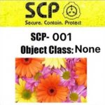 SCP-001 label
