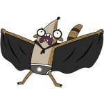 Check out this transparent Regular Show Super Rigby PNG image