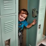 Kid in a locker