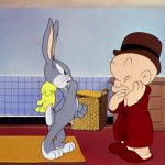 Bugs Bunny Slapping Elmer Fudd GIF Template