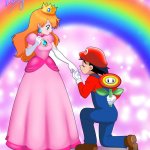 mario and peach