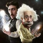 Tesla and Einstein