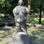 Hello new day | HELLO NEW DAY | image tagged in ukraine lviv sculpture confident woman,sculpture | made w/ Imgflip meme maker