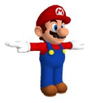 T posing mario