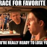Race for books | DON'T RACE FOR FAVORITE BOOKS; UNLESS YOU'RE REALLY READY TO LOSE YOURS, BRO. | image tagged in dont do it jesse,book,reading,racing,fast and furious,favorite | made w/ Imgflip meme maker
