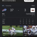 Bills vs commanders