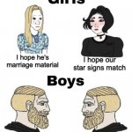 Boys vs Girls fr | image tagged in boys vs girls,date | made w/ Imgflip meme maker